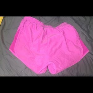 Hot pink Nike shorts